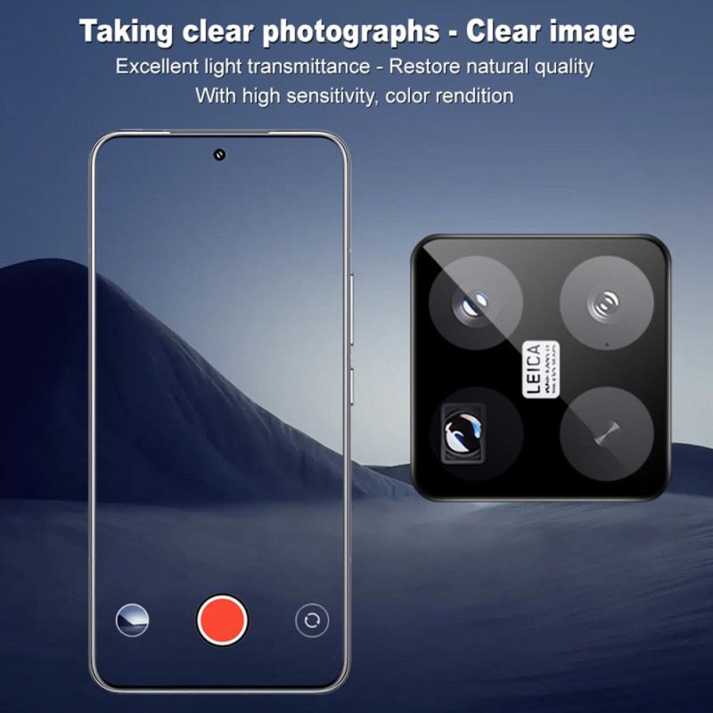 Edzett Üveg Lencsevédő Xiaomi 15 Pro Készülékhez Önbeálló Kerettel