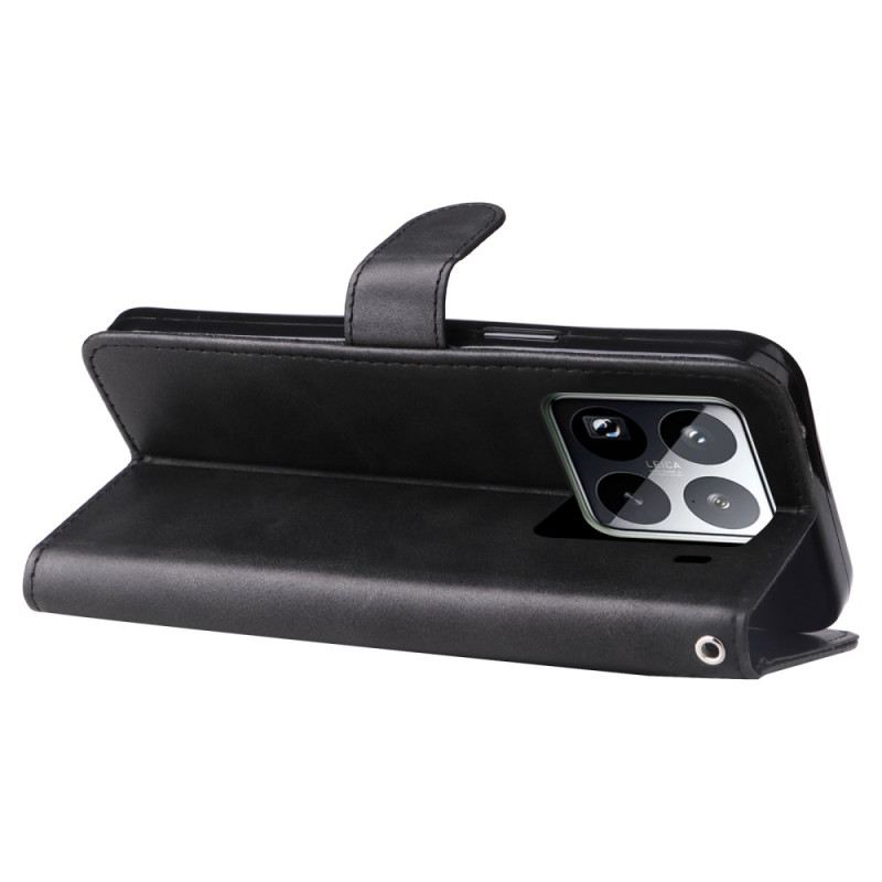 Fliptok Xiaomi 15 Pro Cipzáras Pénztárca