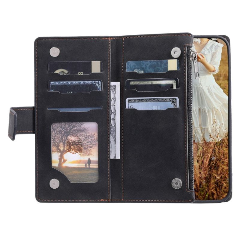 Fliptok Xiaomi 15 Pro Többfunkciós Steppelt Pénztárca