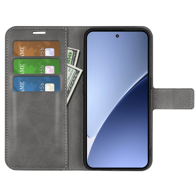 Kinyitható Tokok Xiaomi 15 Pro Bőr Stílus