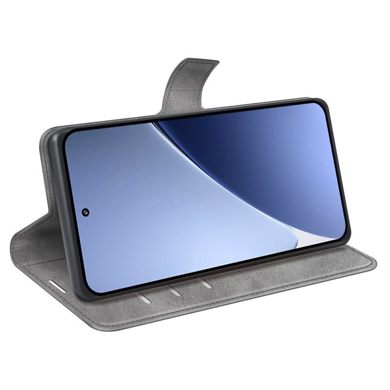 Kinyitható Tokok Xiaomi 15 Pro Bőr Stílus