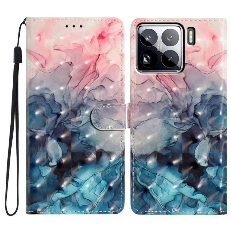 Rózsaszín És Kék Márvány 3d