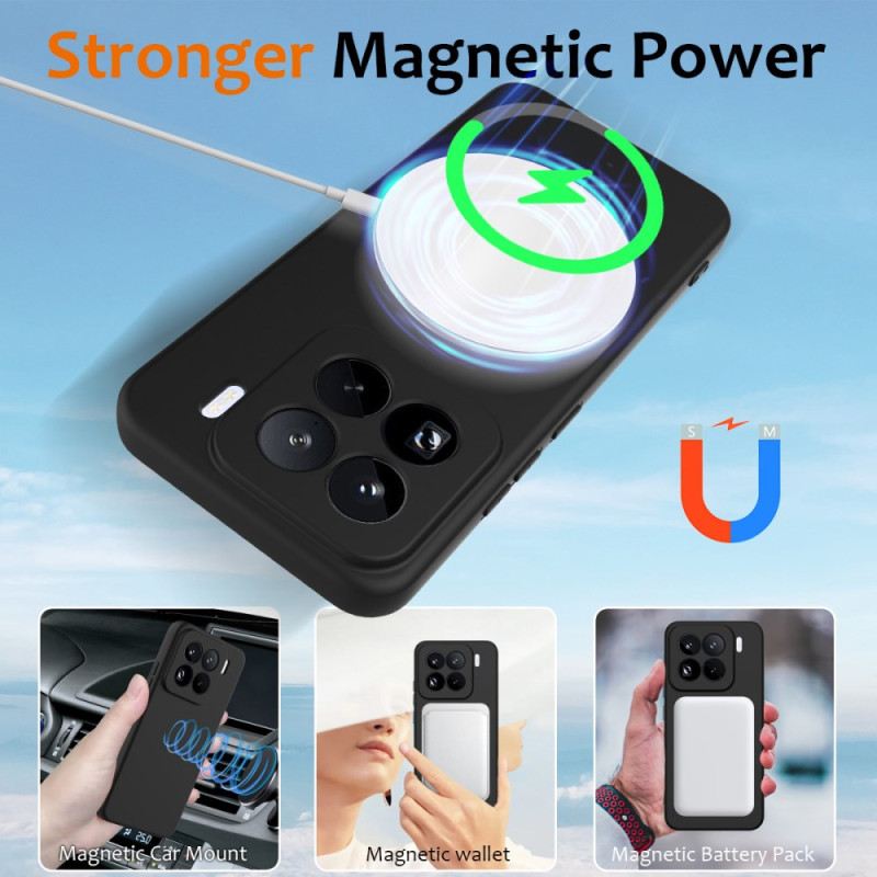 Tok Xiaomi 15 Pro Magsafe Kompatibilis Folyékony Szilikon Szíjjal