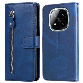 Bőrtok Poco X7 5g Cipzáras Zseb