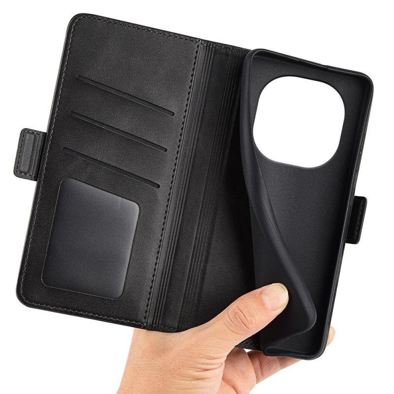 Bőrtok Poco X7 5g Dupla Csat