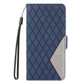 Bőrtok Poco X7 5g Gyémántok