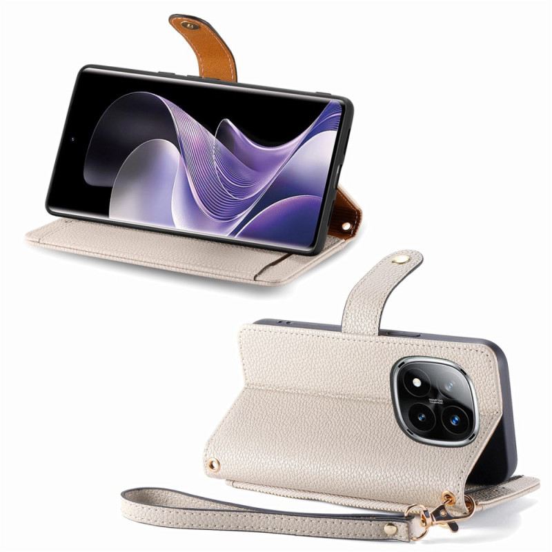 Bőrtok Poco X7 5g Rfid Blokkoló Szívminta