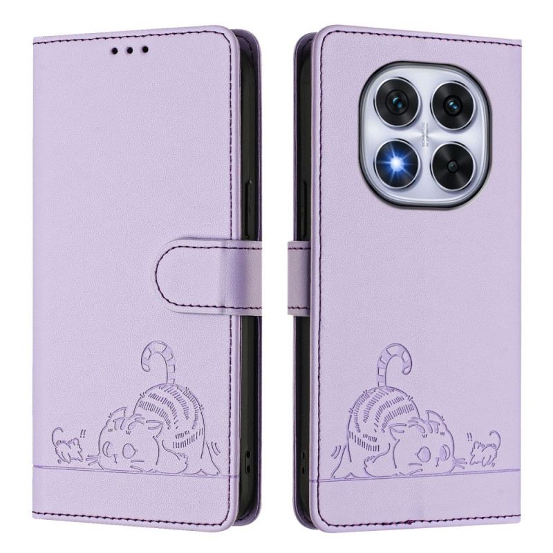 Kinyitható Tokok Poco X7 5g Rfid Védelemmel Ellátott Macskaminta