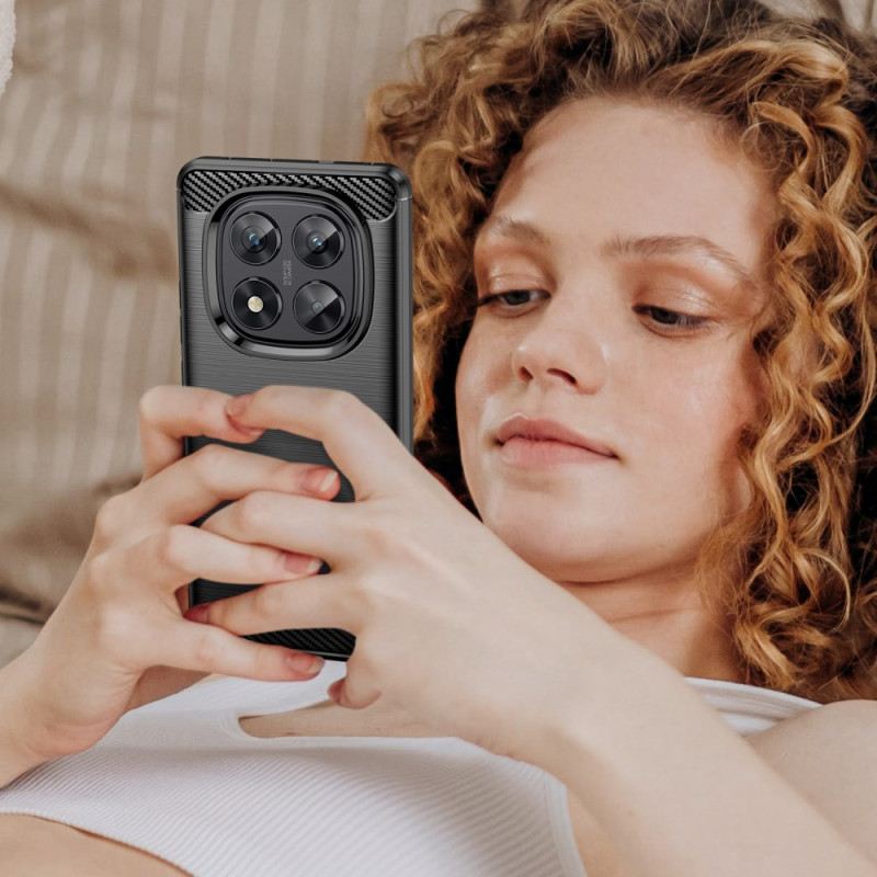 Telefontok Poco X7 5g Szálcsiszolt Szénszálas