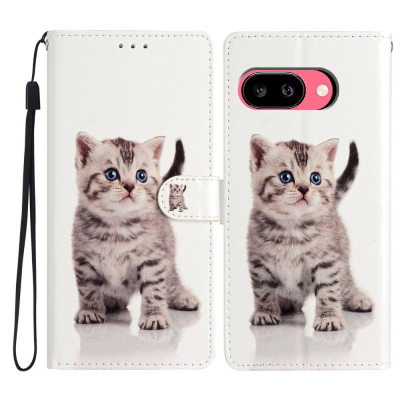 Bőrtok Google Pixel 10a Aranyos Macska