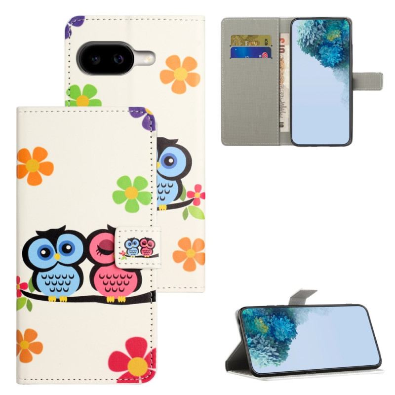 Bőrtok Google Pixel 10a Bagolypár