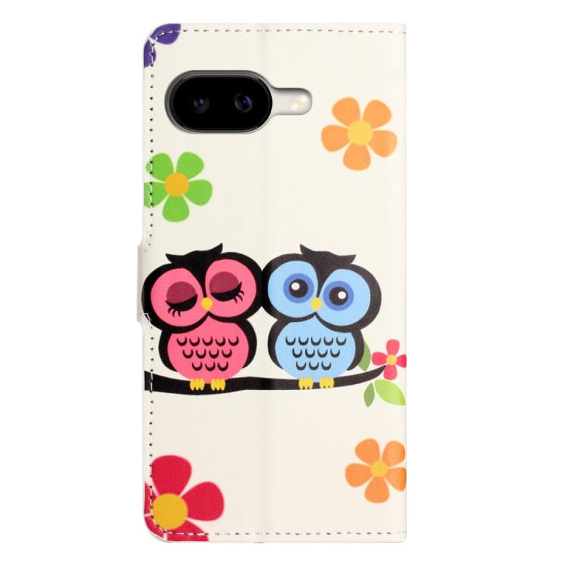 Bőrtok Google Pixel 10a Bagolypár