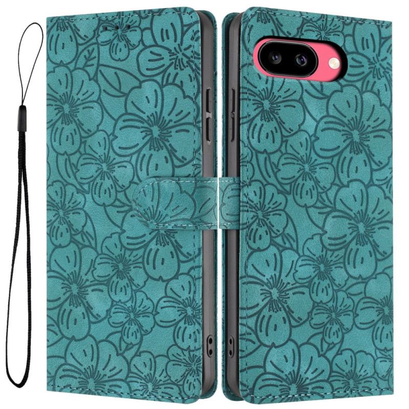 Bőrtok Google Pixel 10a Cseresznyevirágok