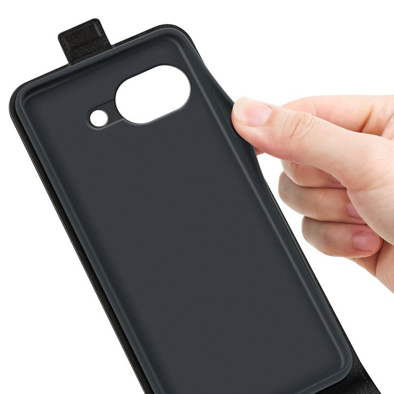 Bőrtok Google Pixel 10a Függőlegesen Felpattintható Tok