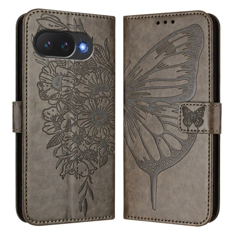 Bőrtok Google Pixel 10a Grafikus Pillangó