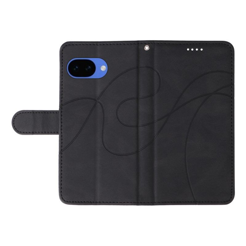 Bőrtok Google Pixel 10a Hullámos Minta