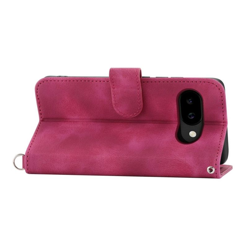 Bőrtok Google Pixel 10a Mandala Velúr Hatású Vállpánttal