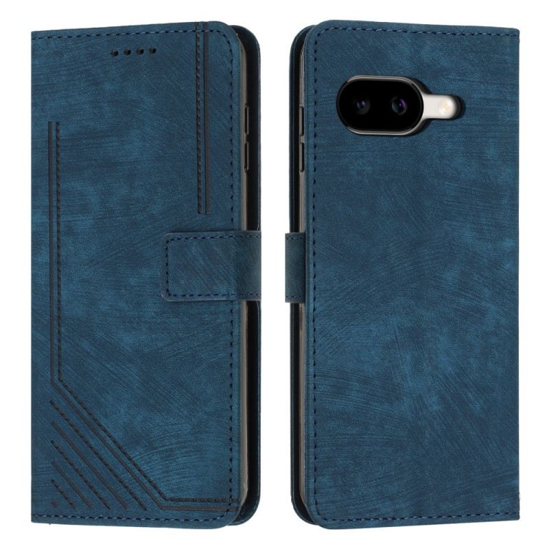 Bőrtok Google Pixel 10a Nyomtatott Vonalak