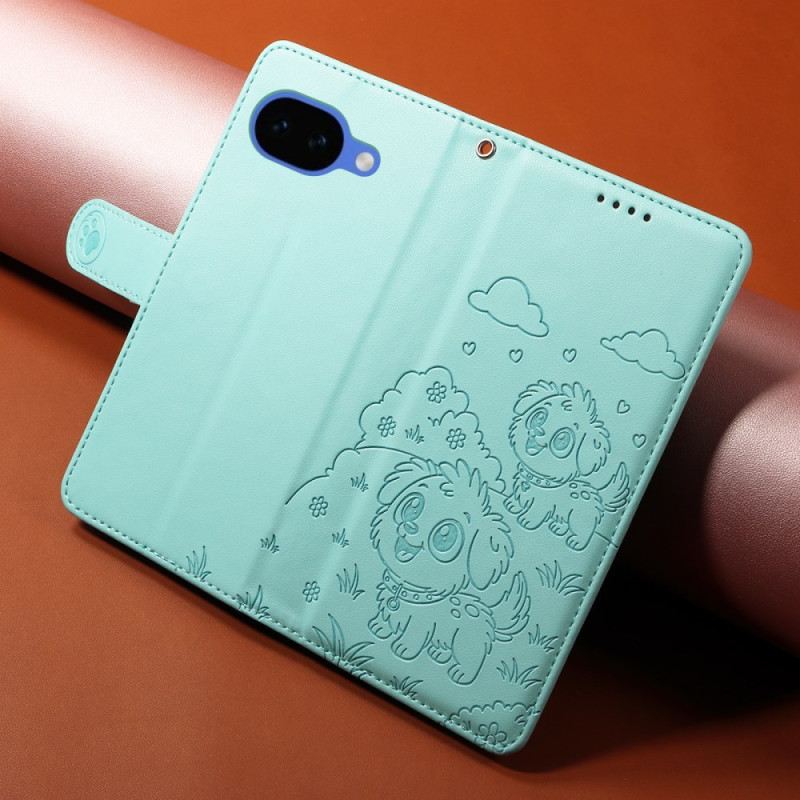 Bőrtok Google Pixel 10a Rfid-védelem És Kutyaminta