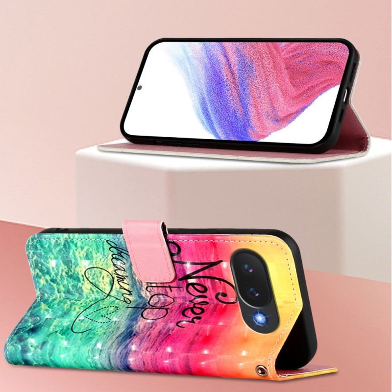 Bőrtok Google Pixel 10a Soha Ne Hagyd Abba Az Álmodást