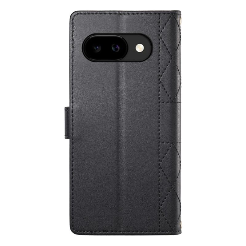 Bőrtok Google Pixel 10a Steppelt Pénztárca Pántokkal