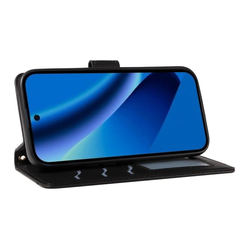 Bőrtok Google Pixel 10a Steppelt Pénztárca Pánttal És Vállpánttal