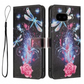 Bőrtok Google Pixel 10a Szitakötő Minta