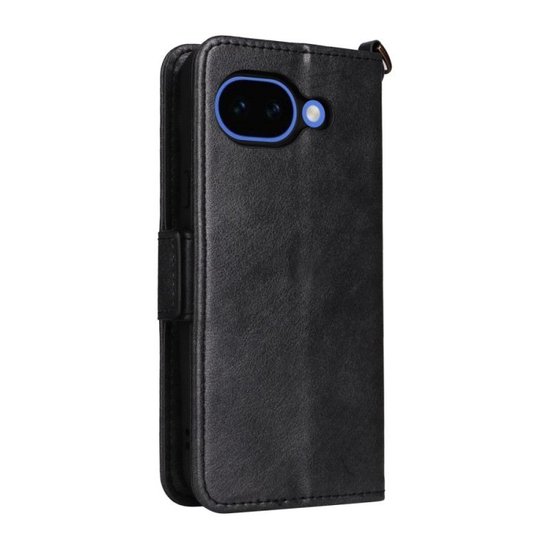 Bőrtok Google Pixel 10a Vintage Pénztárca És Vállpánt