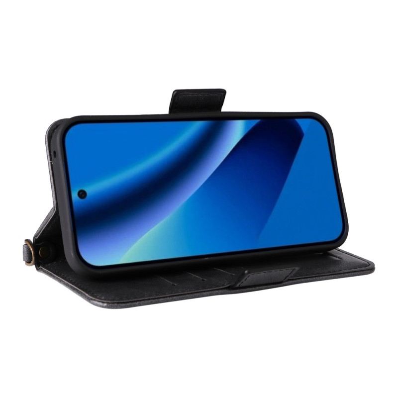 Bőrtok Google Pixel 10a Vintage Pénztárca És Vállpánt