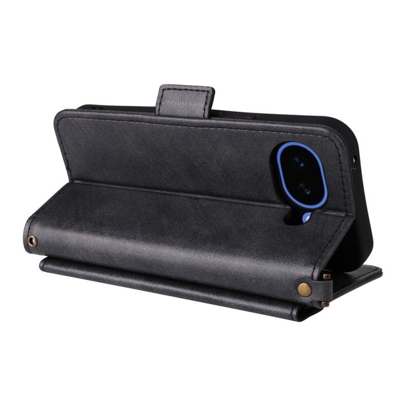 Bőrtok Google Pixel 10a Vintage Pénztárca És Vállpánt