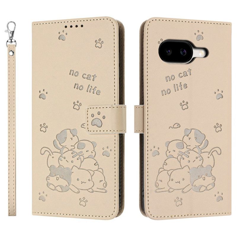 Fliptok Google Pixel 10a Nyomtatott Macskaminta