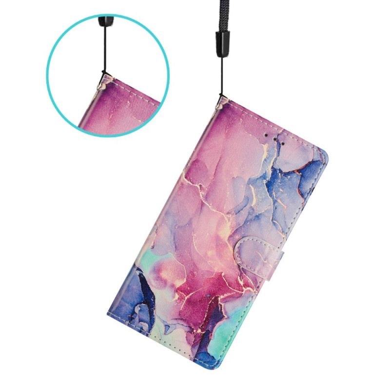 Fliptok Google Pixel 10a Rózsaszín És Zöld Márvány