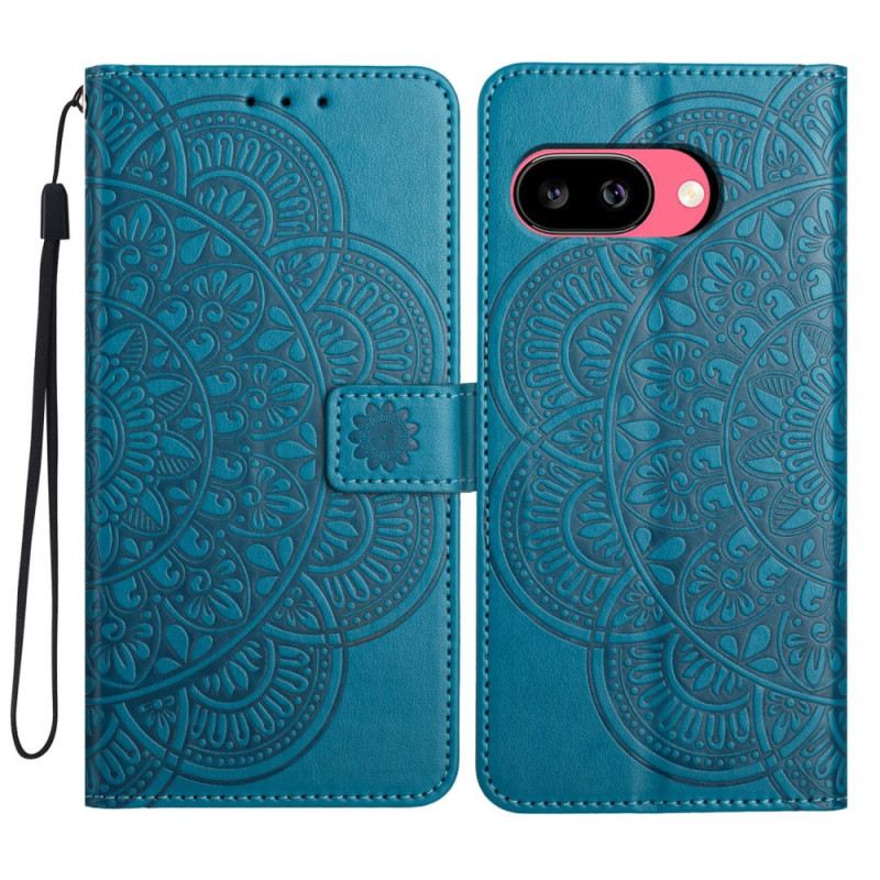 Kinyitható Bőrtok Google Pixel 10a Mandala Minta