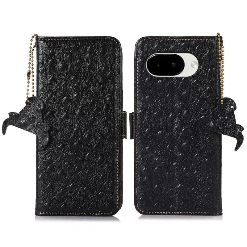 Kinyitható Bőrtok Google Pixel 10a Texturált Bőr