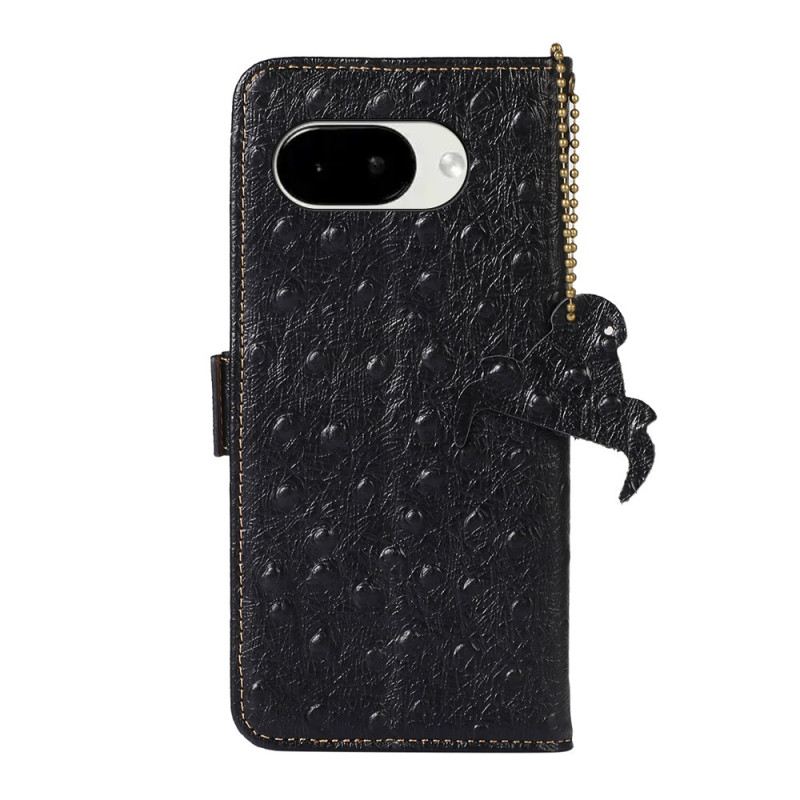 Kinyitható Bőrtok Google Pixel 10a Texturált Bőr