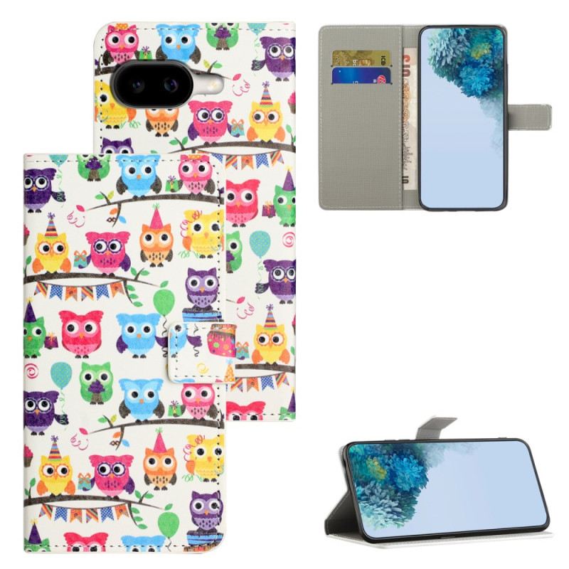 Kinyitható Tokok Google Pixel 10a Bagoly Minta