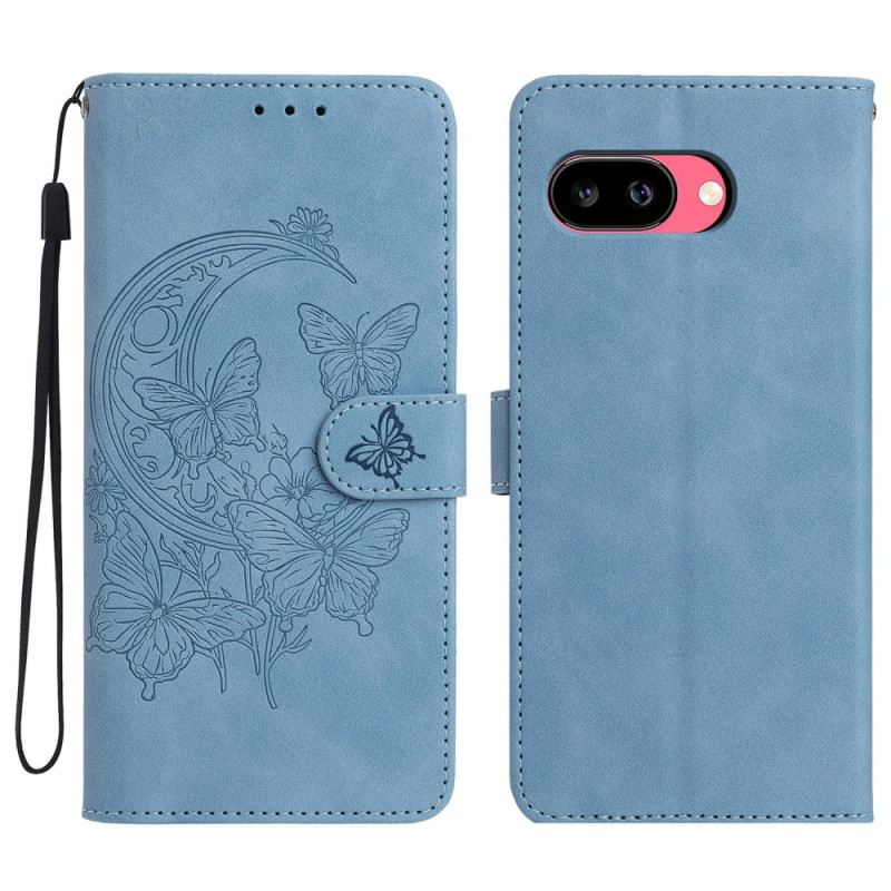 Kinyitható Tokok Google Pixel 10a Pillangó És Virágok