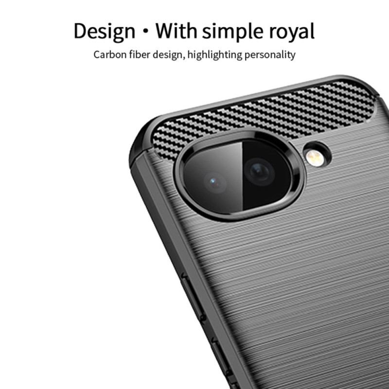 Tok Google Pixel 10a Szálcsiszolt Szénszál