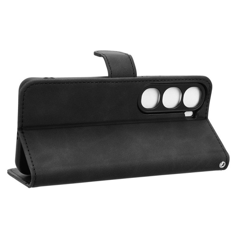 Bőrtok Vivo V40 Lite 5g Velúr Hatású