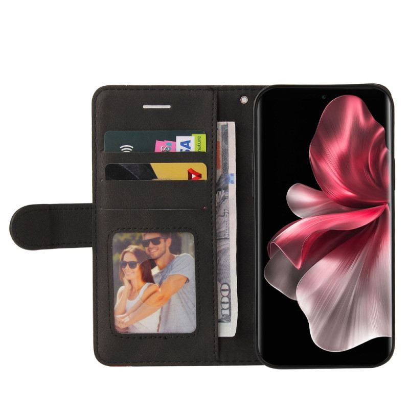 Fliptok Vivo V40 Lite 5g Kétszínű Hullámos