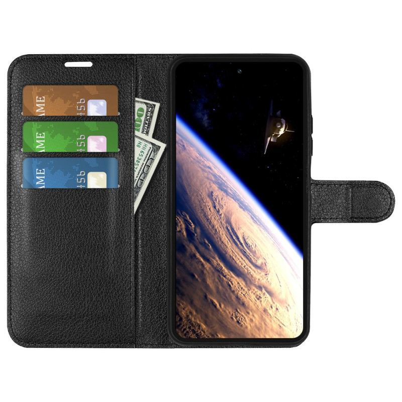 Kinyitható Bőrtok Vivo V40 Lite 5g Licsi Műbőr Bőr