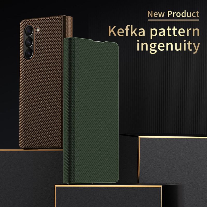Bőrtok Samsung Galaxy Z Fold 5 Klasszikus