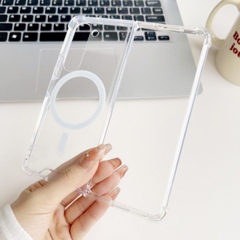 Mobiltelefon Tokok Samsung Galaxy Z Fold 5 Átlátszó Magsafe Kompatibilis