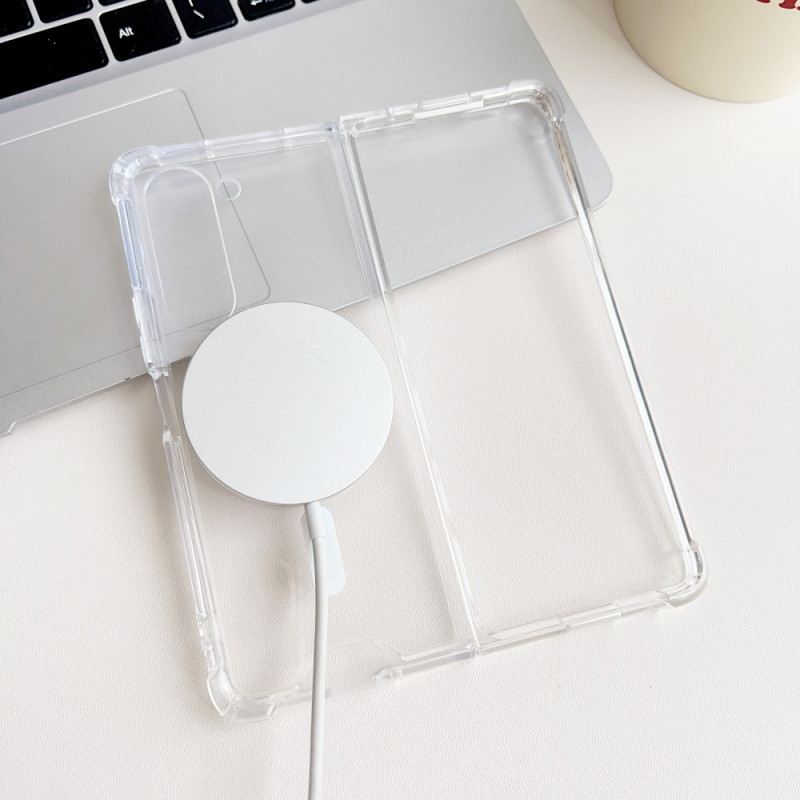 Mobiltelefon Tokok Samsung Galaxy Z Fold 5 Átlátszó Magsafe Kompatibilis