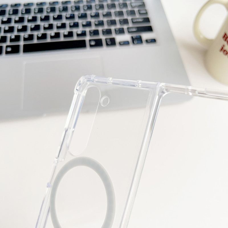 Mobiltelefon Tokok Samsung Galaxy Z Fold 5 Átlátszó Magsafe Kompatibilis