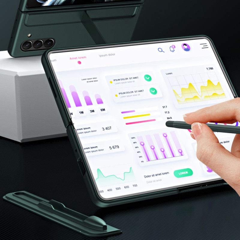 Tok Samsung Galaxy Z Fold 5 Állvánnyal És Ceruzatartóval