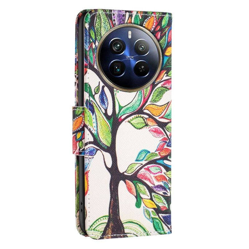 Bőrtok Realme 12 Pro / 12 Pro Plus Életfa