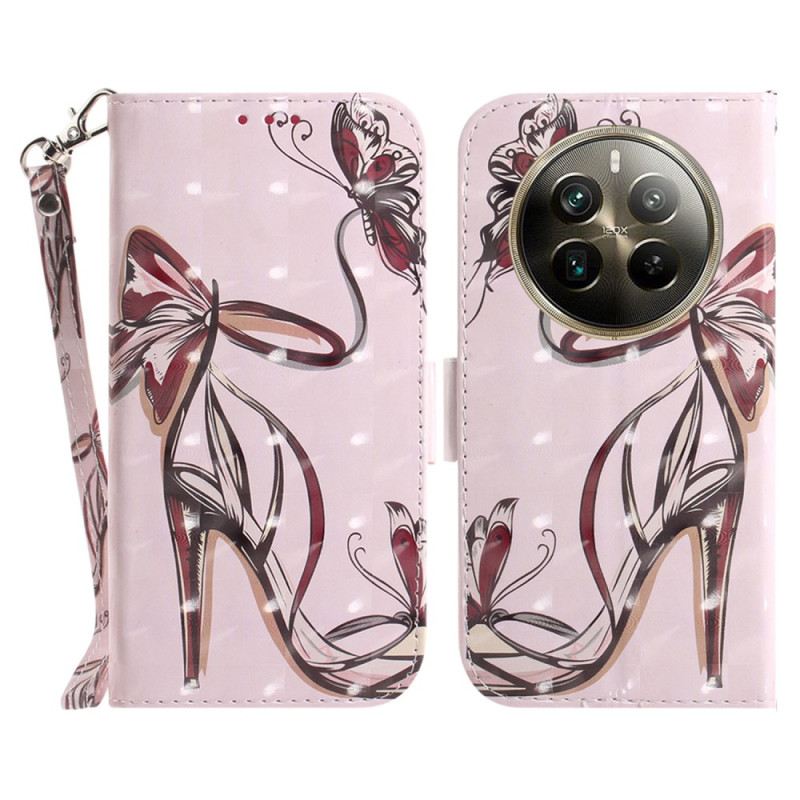 Bőrtok Realme 12 Pro / 12 Pro Plus Pántos Szivattyú