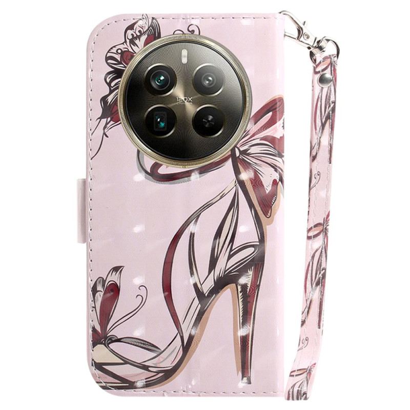 Bőrtok Realme 12 Pro / 12 Pro Plus Pántos Szivattyú