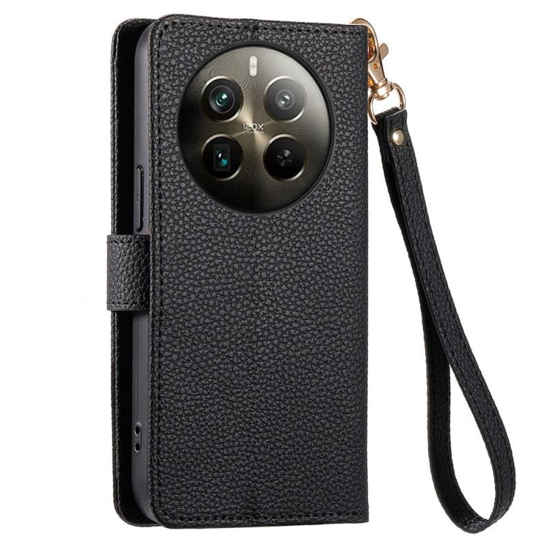 Bőrtok Realme 12 Pro / 12 Pro Plus Szívtől Pántig Rfid Blokkolás